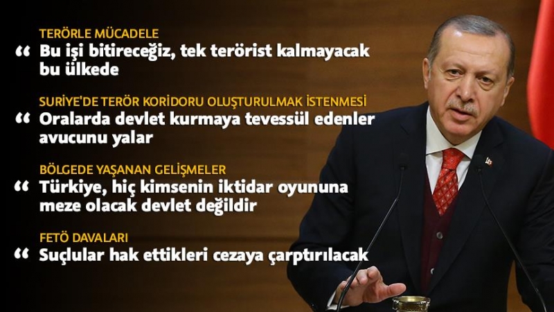 Cumhurbaşkanı Erdoğan: Tek terörist kalmayacak bu ülkede