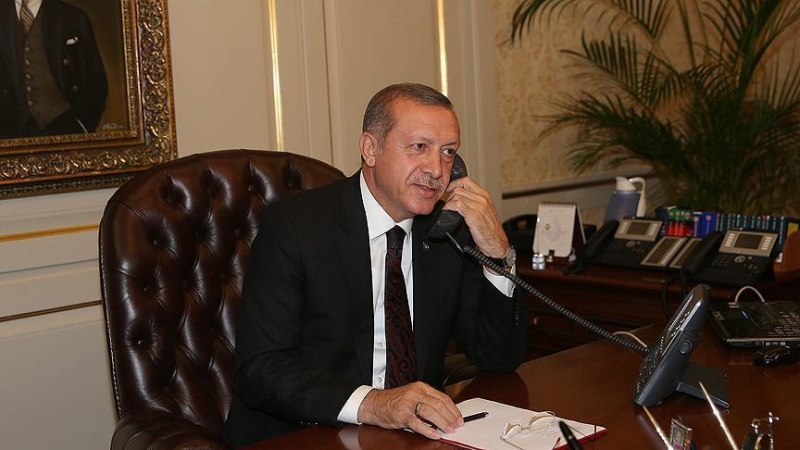 Cumhurbaşkanı Erdoğan'dan telefon diplomasisi