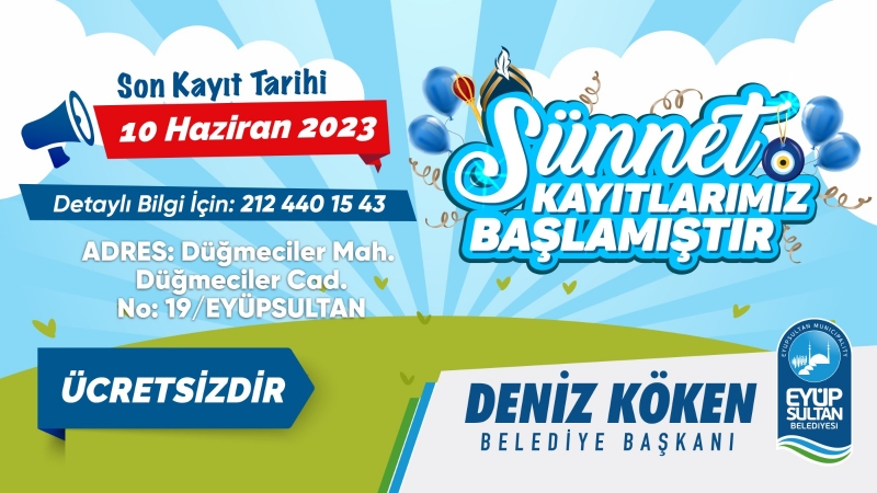 Ücretsiz sünnet kayıtları başladı