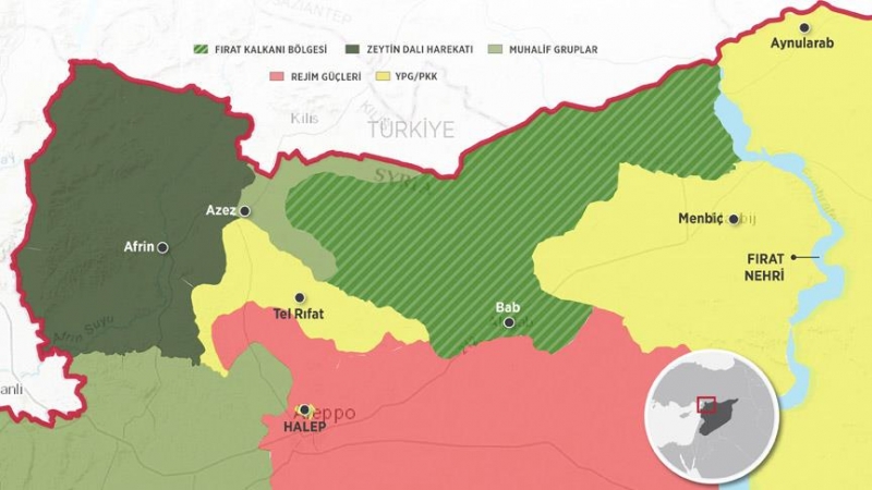 Zeytin Dalı hedefine Tel Rıfat'la ulaşacak