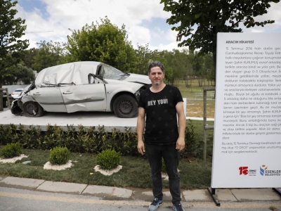 15 Temmuz’da Tankın Ezdiği Otomobil Anıt Oldu