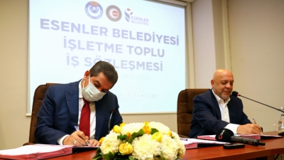 ESENLER’DE TOPLU SÖZLEŞME SEVİNCİ