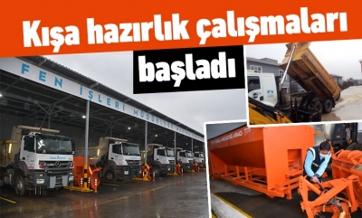 Kışa hazırlık çalışmaları başladı