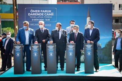 Ömer Faruk Darende Camii’nin Temeli Atıldı