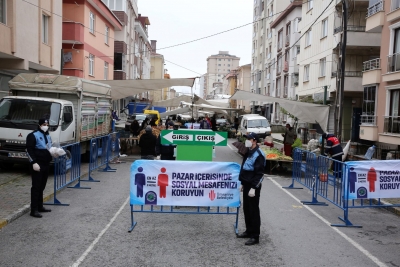 Pazarlarda Koronavirüsle İlgili Yeni Tedbirler Devrede